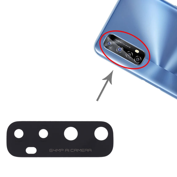 For OPPO Realme 7 10pcs Back Camera Lens