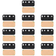 For vivo Y30 (China)  V2034A / vivo Y30g V2066BA / vivo Y30 Standard 10pcs Back Camera Lens - Camera Parts by PMc TechLife | Online Shopping South Africa | PMc TechLife | Buy Now Pay Later Mobicred