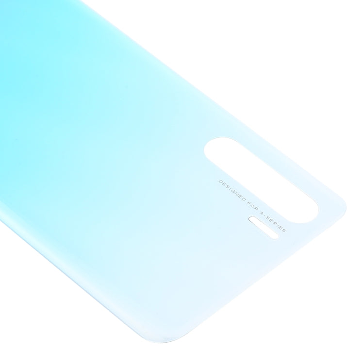 For OPPO A91/F15 PCPM00 CPH2001 CPH2021 Battery Back Cover (Baby Blue) - Back Cover by PMC TechLife | Online Shopping South Africa | PMC TechLife | Buy Now Pay Later Mobicred