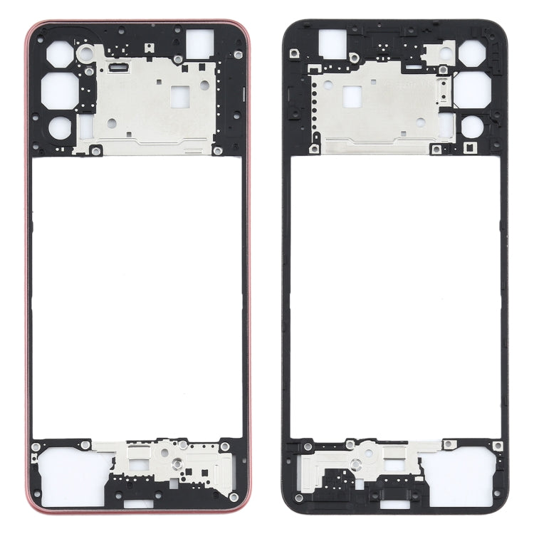 For OPPO Reno4 5G Back Housing Frame(Black) - Frame Bezel Plate by PMC TechLife | Online Shopping South Africa | PMC TechLife | Buy Now Pay Later Mobicred