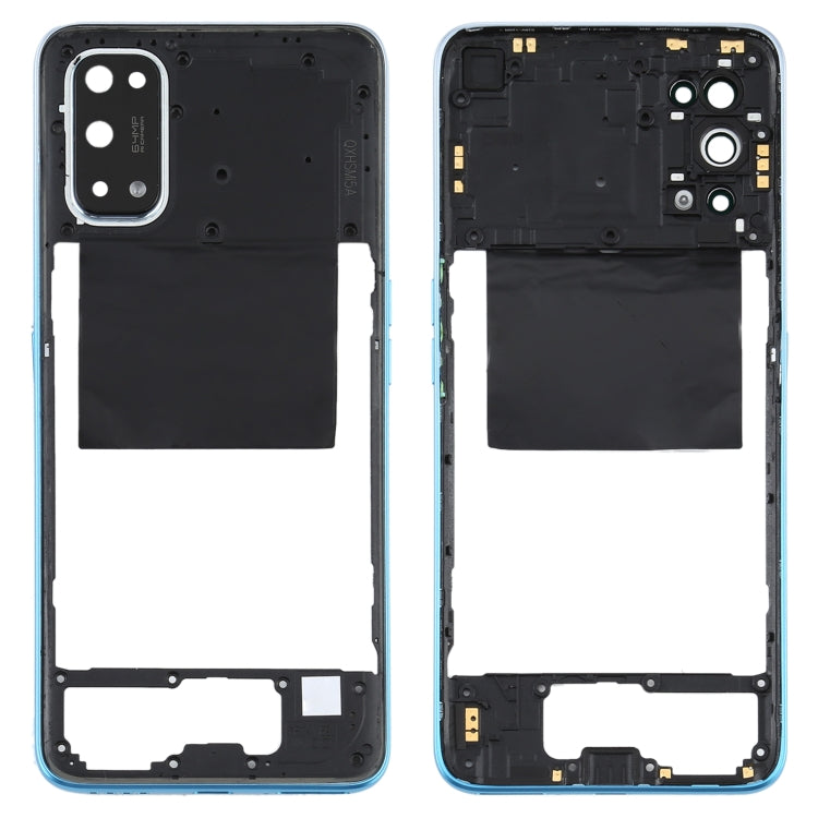 For OPPO Realme X7 Back Housing Frame (Blue) - Frame Bezel Plate by PMC TechLife | Online Shopping South Africa | PMC TechLife | Buy Now Pay Later Mobicred