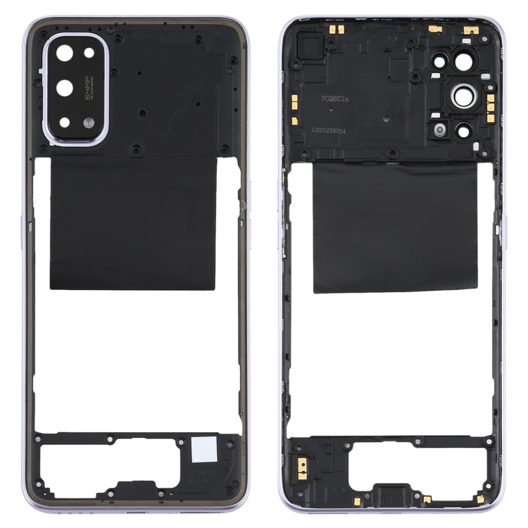 For OPPO Realme X7 Back Housing Frame (Purple) - Frame Bezel Plate by PMC TechLife | Online Shopping South Africa | PMC TechLife | Buy Now Pay Later Mobicred