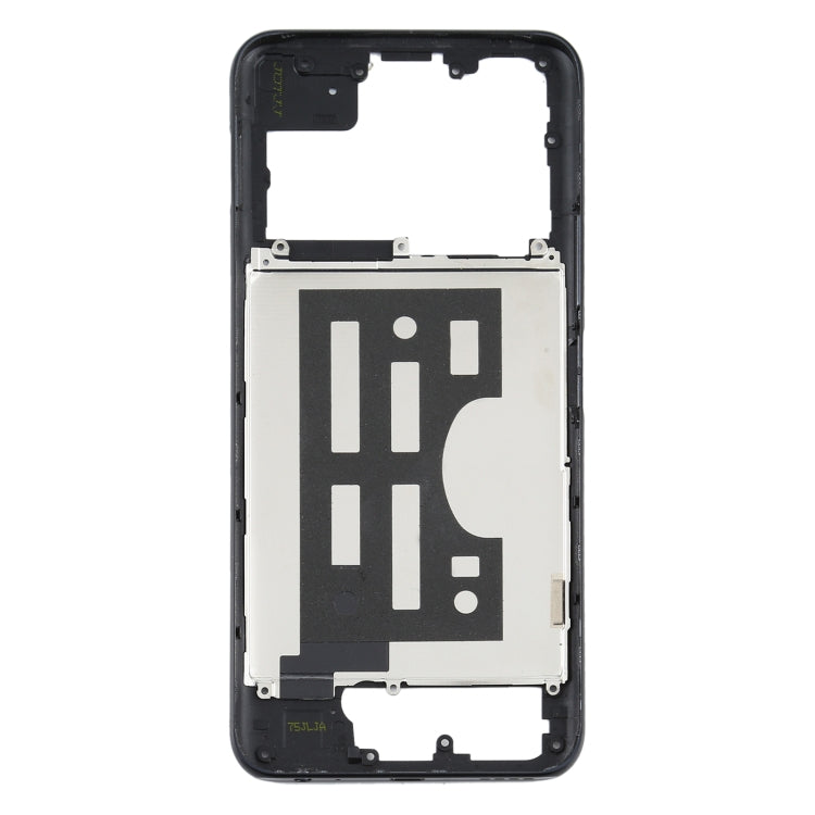 For Vivo Y70s Middle Frame Bezel Plate(Black)