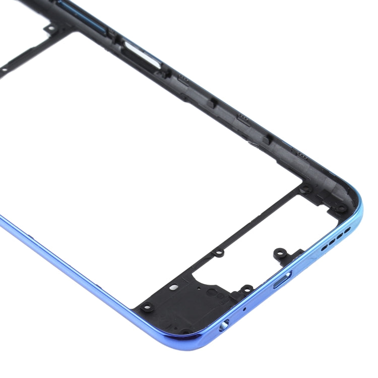 For Vivo Y51s V2002A Middle Frame Bezel Plate(Blue) - Frame Bezel Plate by PMc TechLife | Online Shopping South Africa | PMc TechLife | Buy Now Pay Later Mobicred