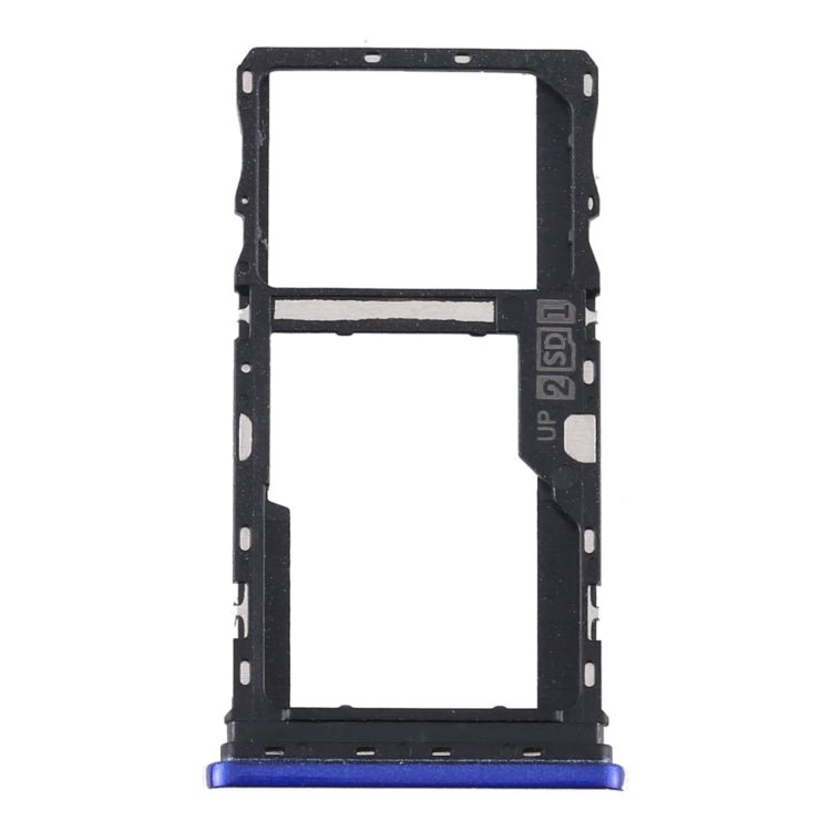 SIM Card Tray + SIM Card Tray / Micro SD Card Tray for Motorola Moto G9 Play/Moto G9 (India) (Blue) - Card Socket by PMc TechLife | Online Shopping South Africa | PMc TechLife | Buy Now Pay Later Mobicred