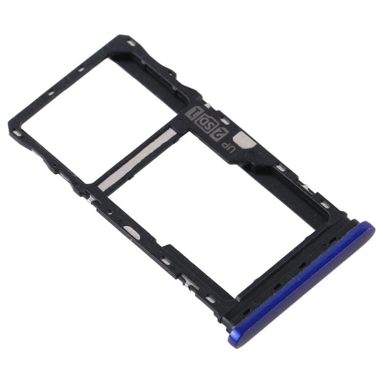 SIM Card Tray + SIM Card Tray / Micro SD Card Tray for Motorola Moto G9 Play/Moto G9 (India) (Blue) - Card Socket by PMc TechLife | Online Shopping South Africa | PMc TechLife | Buy Now Pay Later Mobicred