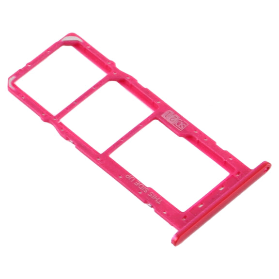 SIM Card Tray + SIM Card Tray + Micro SD Card Tray for Motorola Moto E6 Plus/Moto E6s (2020)/AGA0004/PAGA0004IN/PAGA0033IN/PAGA0033 (Red)