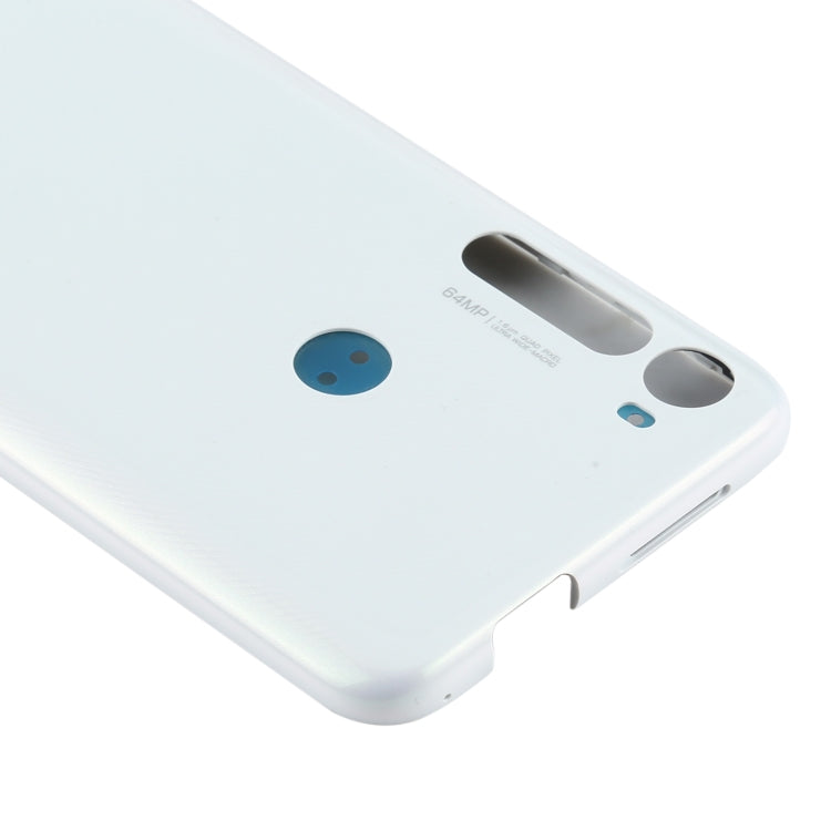 Original Battery Back Cover for Motorola Moto One Fusion Plus PAKF0002IN (White) - Back Cover by PMC TechLife | Online Shopping South Africa | PMC TechLife | Buy Now Pay Later Mobicred