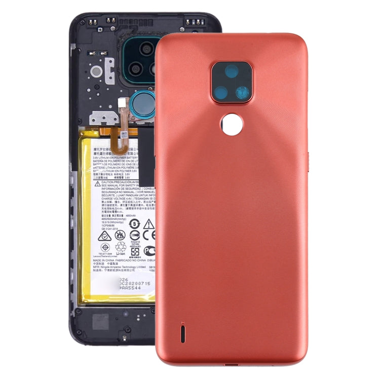 Original Battery Back Cover for Motorola Moto E7 (Orange) - free shipping - PMC TechLife - Order now!