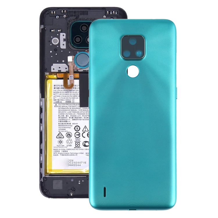 Original Battery Back Cover for Motorola Moto E7 (Green) - Back Cover by PMC TechLife | Online Shopping South Africa | PMC TechLife | Buy Now Pay Later Mobicred