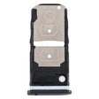 SIM Card Tray + SIM Card Tray / Micro SD Card Tray for Motorola One Zoom (Black) - Card Socket by PMc TechLife | Online Shopping South Africa | PMc TechLife | Buy Now Pay Later Mobicred