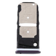 SIM Card Tray + SIM Card Tray / Micro SD Card Tray for Motorola One Zoom (Purple) - Card Socket by PMc TechLife | Online Shopping South Africa | PMc TechLife | Buy Now Pay Later Mobicred