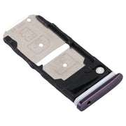 SIM Card Tray + SIM Card Tray / Micro SD Card Tray for Motorola One Zoom (Purple)