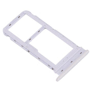 SIM Card Tray + Micro SD Card Tray for Motorola Moto G8 (White)