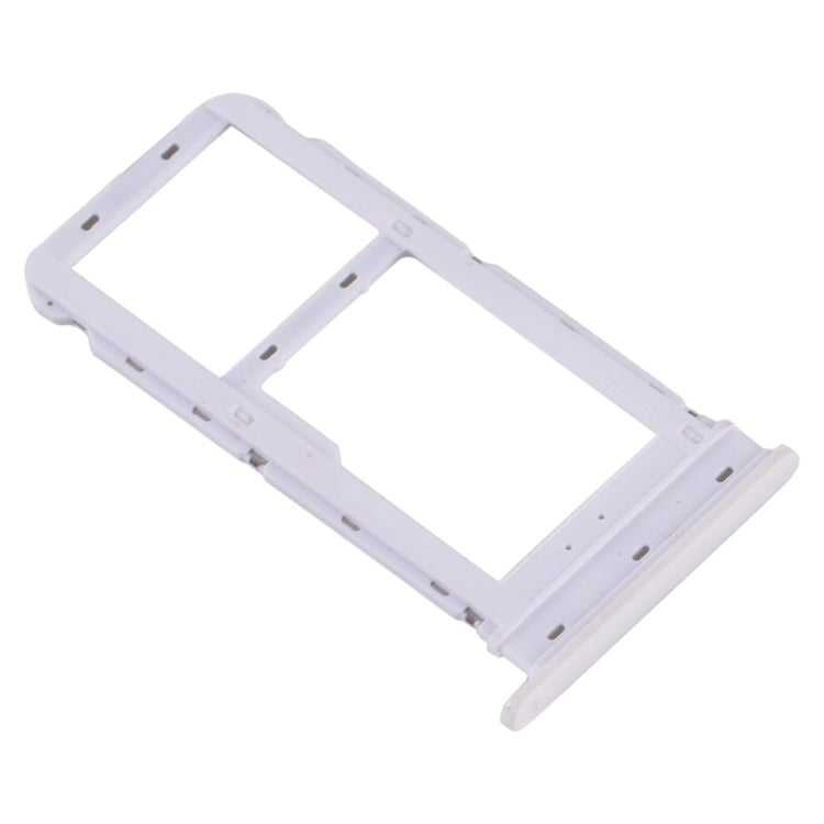 SIM Card Tray + Micro SD Card Tray for Motorola Moto G8 (White)