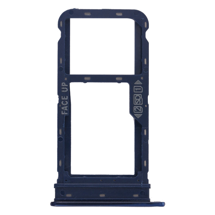 SIM Card Tray + SIM Card Tray / Micro SD Card Tray for Motorola Moto G8 Power (Blue) - free shipping - PMc TechLife - Order now!