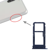 SIM Card Tray + SIM Card Tray / Micro SD Card Tray for Motorola Moto G8 Power (Blue)