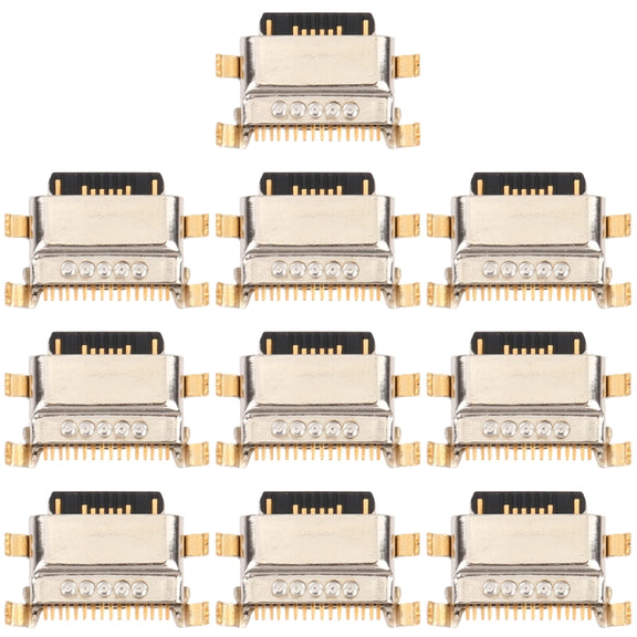10 PCS Charging Port Connector for Xiaomi Redmi 8A / Redmi 8 / Redmi 8A Dual / Redmi 8A Pro