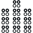 For OPPO Reno4 SE/A93 4G/OPPO Reno4 F/Reno4 Lite/F17 Pro PEAT00 PEAM00 10pcs Back Camera Lens - Camera Series by PMC TechLife | Online Shopping South Africa | PMC TechLife | Buy Now Pay Later Mobicred