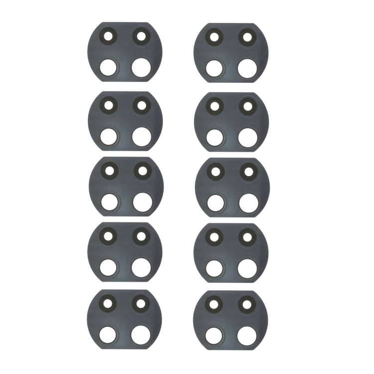10 PCS Back Camera Lens for Xiaomi Redmi Note 9 Pro 5G M2007J17C - Camera by PMc TechLife | Online Shopping South Africa | PMc TechLife | Buy Now Pay Later Mobicred