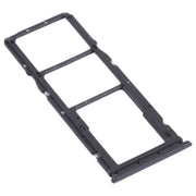 SIM Card Tray + SIM Card Tray + Micro SD Card Tray for Xiaomi Poco M3 M2010J19CG M2010J19CI (Black)
