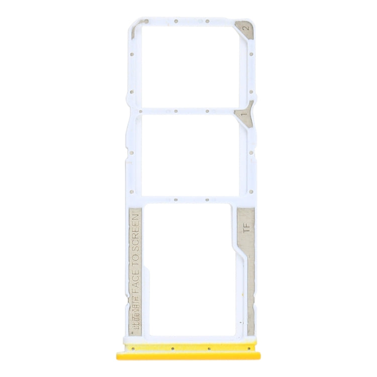 SIM Card Tray + SIM Card Tray + Micro SD Card Tray for Xiaomi Poco M3 M2010J19CG M2010J19CI (Yellow) - Card Tray by PMC TechLife | Online Shopping South Africa | PMC TechLife | Buy Now Pay Later Mobicred