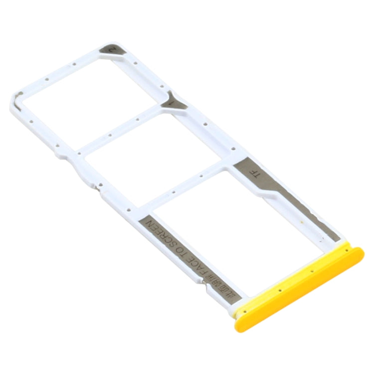 SIM Card Tray + SIM Card Tray + Micro SD Card Tray for Xiaomi Poco M3 M2010J19CG M2010J19CI (Yellow) - Card Tray by PMC TechLife | Online Shopping South Africa | PMC TechLife | Buy Now Pay Later Mobicred