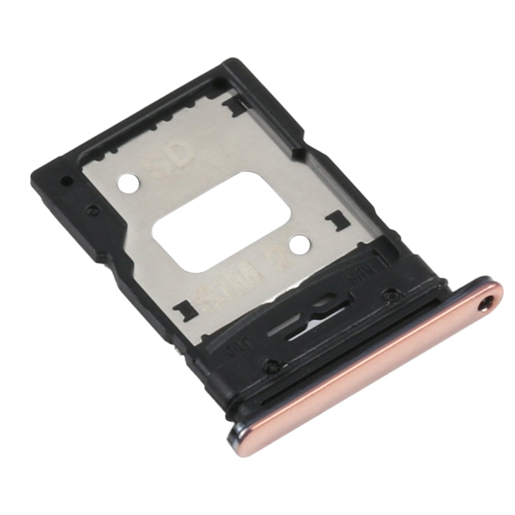 SIM Card Tray + SIM Card Tray / Micro SD Card Tray for Xiaomi Mi 11 Lite/11 Lite 5G NE M2101K9AG(Gold) - Card Tray by PMC TechLife | Online Shopping South Africa | PMC TechLife | Buy Now Pay Later Mobicred