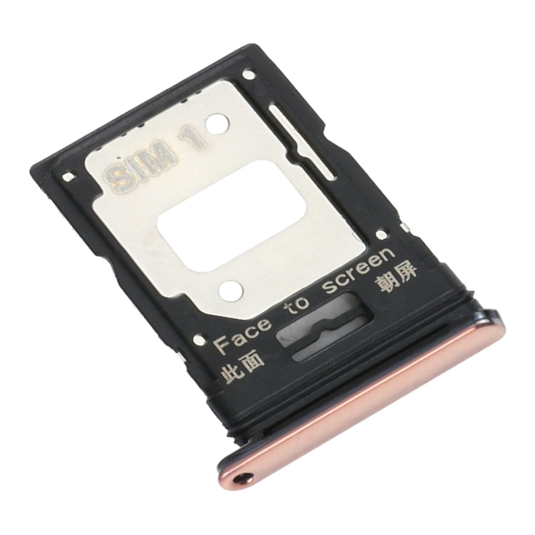 SIM Card Tray + SIM Card Tray / Micro SD Card Tray for Xiaomi Mi 11 Lite/11 Lite 5G NE M2101K9AG(Gold) - Card Tray by PMC TechLife | Online Shopping South Africa | PMC TechLife | Buy Now Pay Later Mobicred