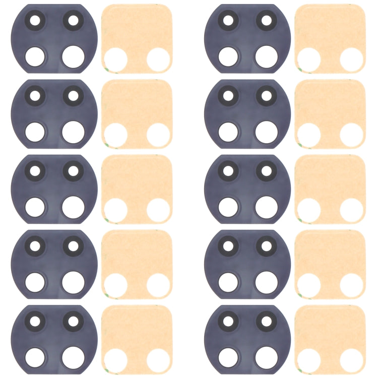 10 PCS Back Camera Lens for Xiaomi Mi 10i M2007J17I - Camera by PMC TechLife | Online Shopping South Africa | PMC TechLife