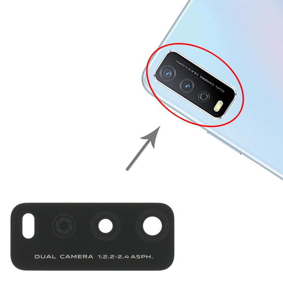 For Vivo Y12s V2026 V2033 10pcs Back Camera Lens