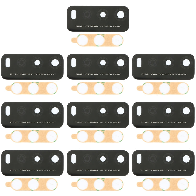 For Vivo Y11s / Y30 Standard / Y30G / Y12s / Y12a / Y12s 2021 10pcs Back Camera Lens - Camera Parts by PMc TechLife | Online Shopping South Africa | PMc TechLife | Buy Now Pay Later Mobicred