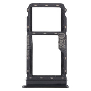SIM Card Tray + Micro SD Card Tray for Motorola Moto G8 Plus XT2019 XT2019-2 (Black)