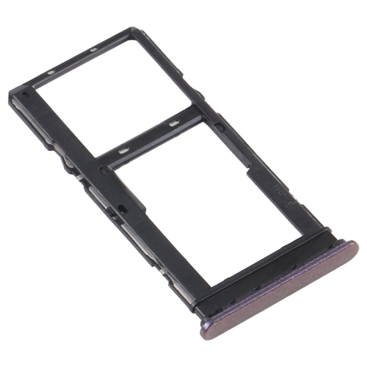 SIM Card Tray + SIM Card Tray / Micro SD Card Tray for Motorola Moto G10 XT2127-2 (Black) - Card Socket by PMc TechLife | Online Shopping South Africa | PMc TechLife | Buy Now Pay Later Mobicred
