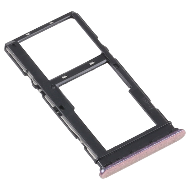 SIM Card Tray + SIM Card Tray / Micro SD Card Tray for Motorola Moto G10 XT2127-2 (Pink) - Card Socket by PMc TechLife | Online Shopping South Africa | PMc TechLife | Buy Now Pay Later Mobicred