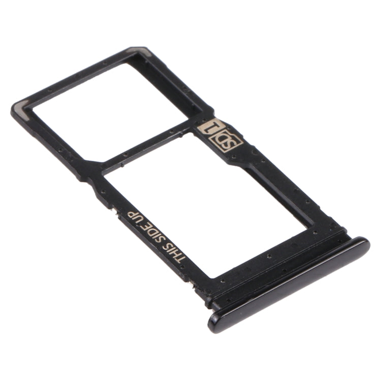SIM Card Tray + Micro SD Card Tray for Motorola Moto G Stylus 2020 (Black) - Card Socket by PMC TechLife | Online Shopping South Africa | PMC TechLife | Buy Now Pay Later Mobicred