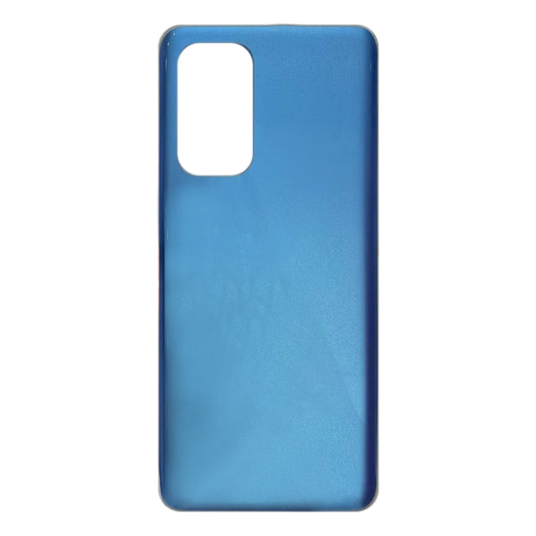For OnePlus 9 Glass Battery Back Cover (Blue) - Back Cover by PMC TechLife | Online Shopping South Africa | PMC TechLife | Buy Now Pay Later Mobicred