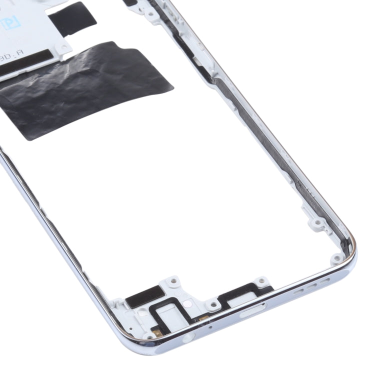 Middle Frame Bezel Plate for Xiaomi Redmi Note 10 M2101K7AI M2101K7AG(White)