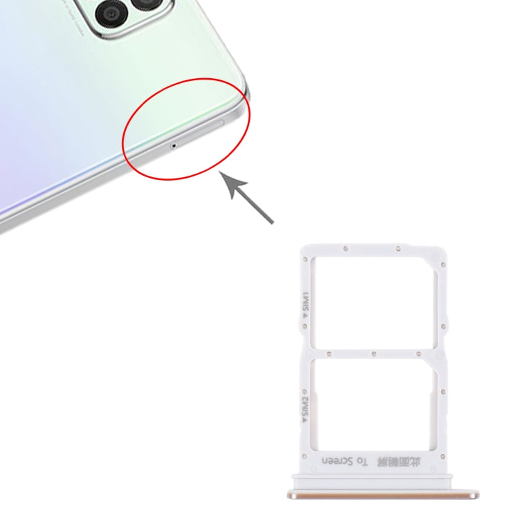 SIM Card Tray + SIM Card Tray for Huawei Nova 8 SE (Silver) - Card Socket by PMc TechLife | Online Shopping South Africa | PMc TechLife | Buy Now Pay Later Mobicred