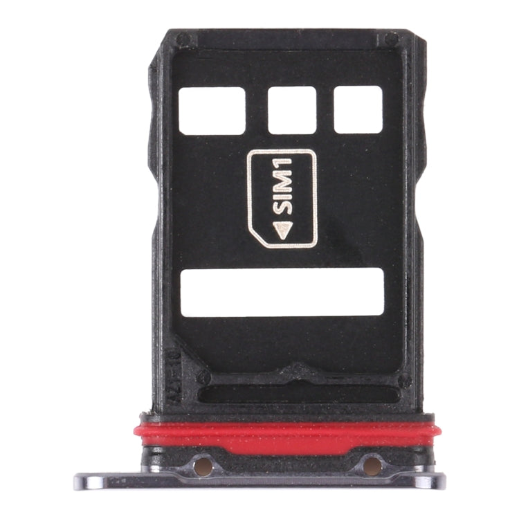 SIM Card Tray + NM Card Tray for Huawei Mate 40 Pro (Black) - Card Socket by PMc TechLife | Online Shopping South Africa | PMc TechLife | Buy Now Pay Later Mobicred