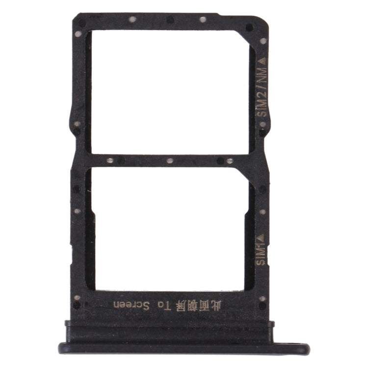 SIM Card Tray + SIM Card Tray / NMicro Card Tray for Honor X10 Max 5G (Black) - Card Socket by PMc TechLife | Online Shopping South Africa | PMc TechLife | Buy Now Pay Later Mobicred