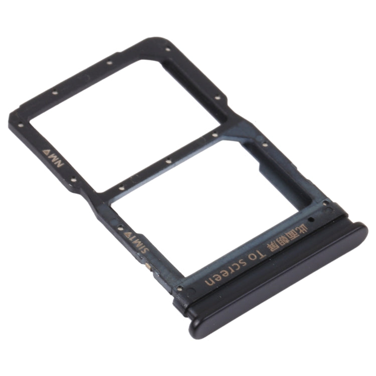 SIM Card Tray + NM Card Tray for Huawei Enjoy 20 Pro (Black) - Card Socket by PMc TechLife | Online Shopping South Africa | PMc TechLife | Buy Now Pay Later Mobicred