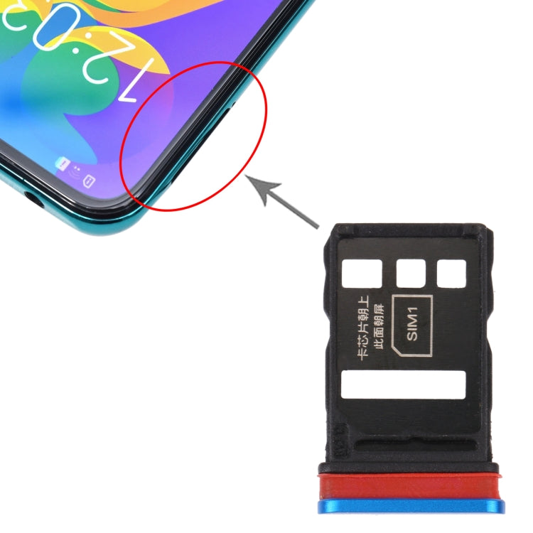 SIM Card Tray + SIM Card Tray for Honor Play4 Pro (Blue) - free shipping - PMc TechLife - Order now!