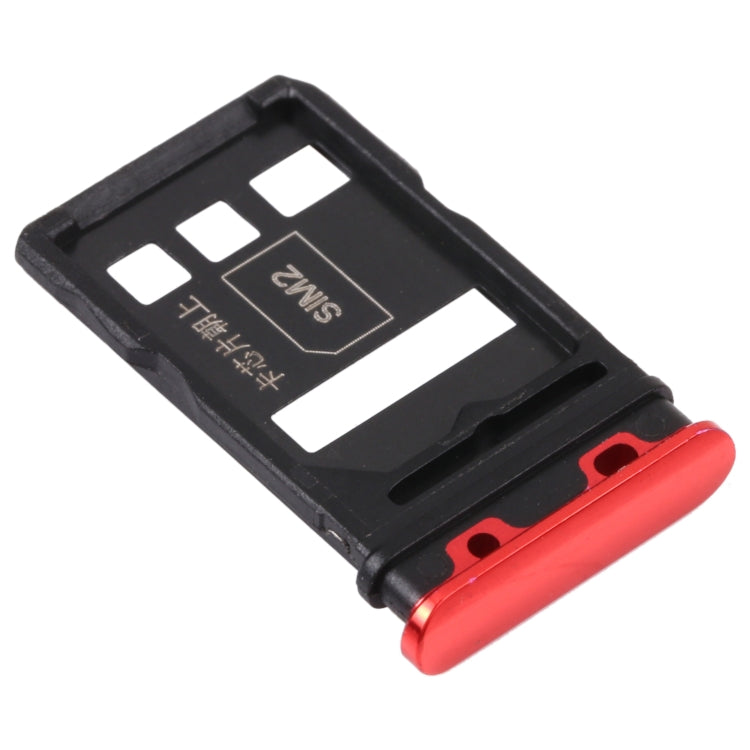 SIM Card Tray + SIM Card Tray for Honor Play4 Pro (Red) - Card Socket by PMc TechLife | Online Shopping South Africa | PMc TechLife | Buy Now Pay Later Mobicred