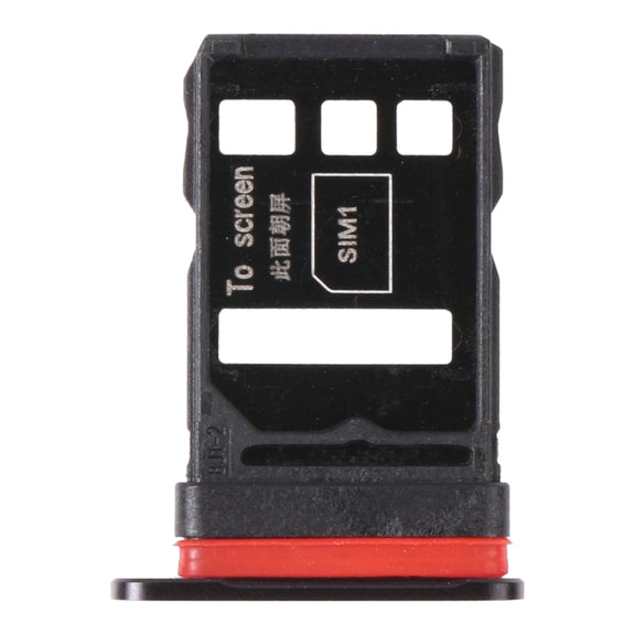 SIM Card Tray + SIM Card Tray for Huawei Nova 7 Pro 5G (Black)