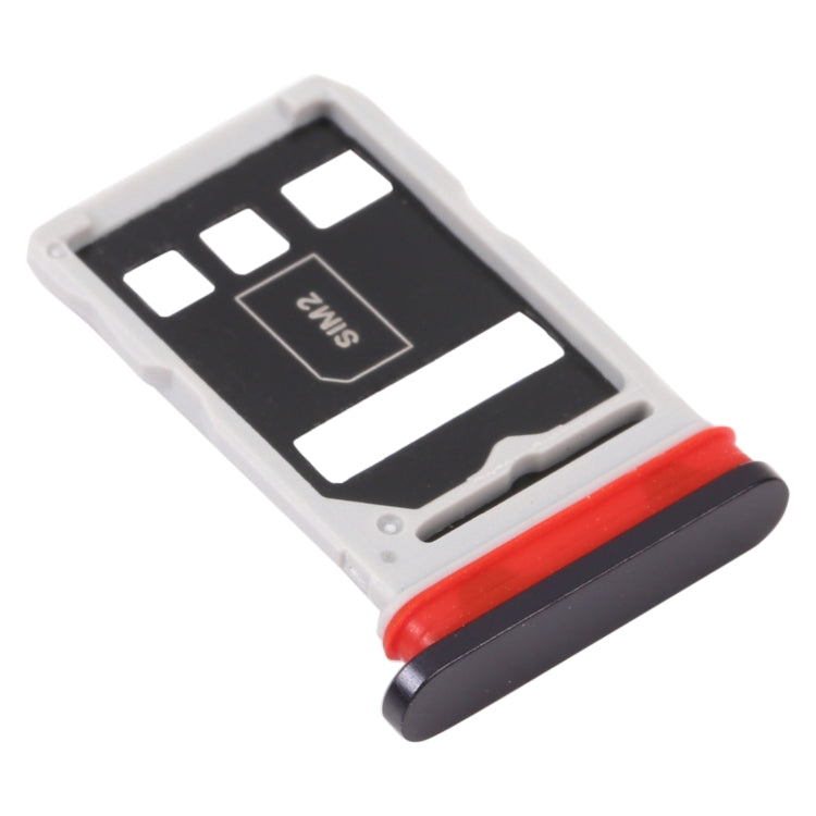 SIM Card Tray + SIM Card Tray for Honor 30 (Black) - Card Socket by PMc TechLife | Online Shopping South Africa | PMc TechLife | Buy Now Pay Later Mobicred