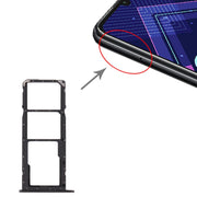 SIM Card Tray + SIM Card Tray + Micro SD Card Tray for Honor 8A 2020 (Black)