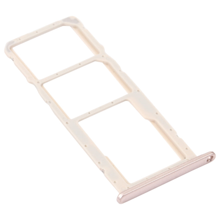 SIM Card Tray + SIM Card Tray + Micro SD Card Tray for Honor 8A 2020 (Gold) - Card Socket by PMc TechLife | Online Shopping South Africa | PMc TechLife | Buy Now Pay Later Mobicred