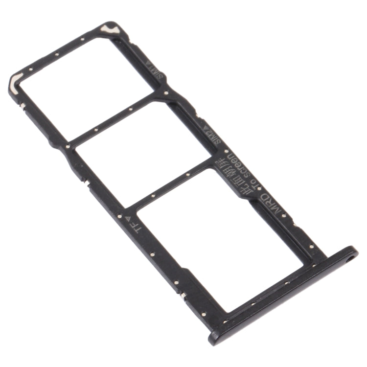SIM Card Tray + SIM Card Tray + Micro SD Card Tray for Huawei Enjoy 9e (Black) - Card Socket by PMc TechLife | Online Shopping South Africa | PMc TechLife | Buy Now Pay Later Mobicred