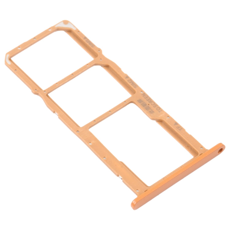 SIM Card Tray + SIM Card Tray + Micro SD Card Tray for Honor 8S (Gold) - Card Socket by PMc TechLife | Online Shopping South Africa | PMc TechLife | Buy Now Pay Later Mobicred